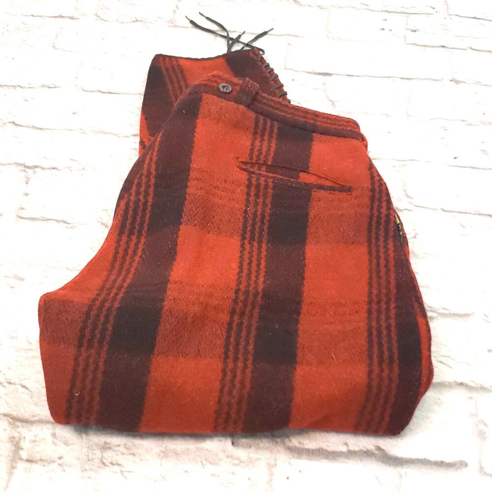 Vintage Tartan Plaid Wool Jodhpur Hunting Pants - Picture 10 of 11